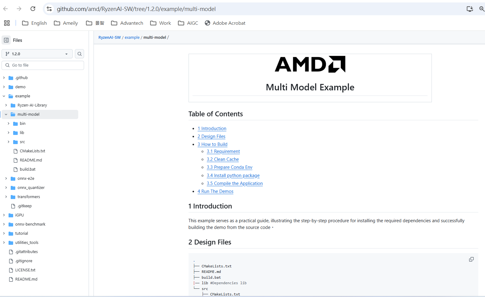 Multi-model 範例說明截圖