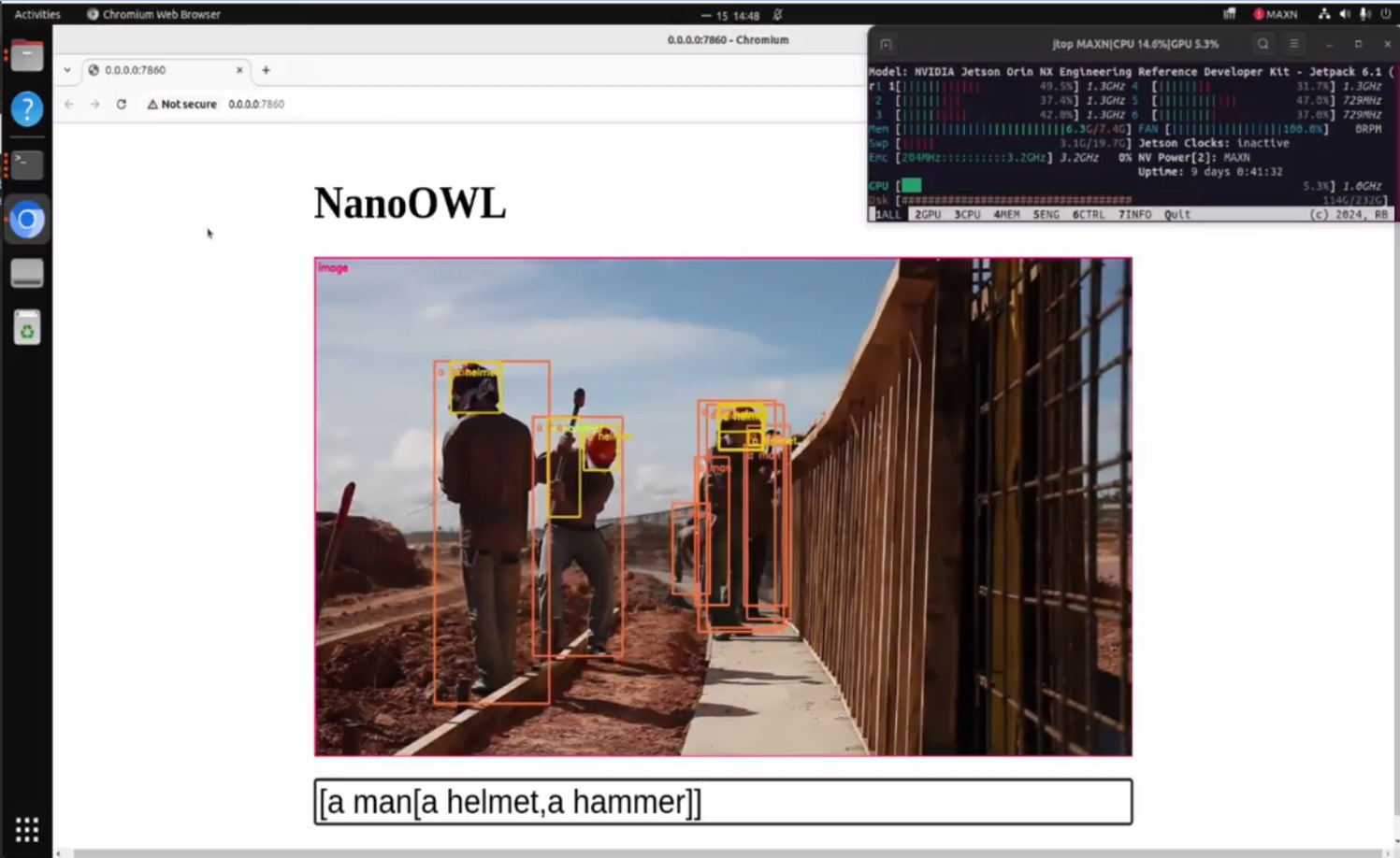 輸入辨識物件範例